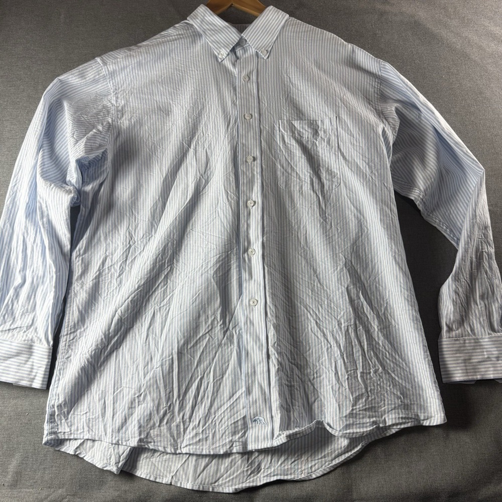 Onward Reserve Striped Long‎ Sleeve Casual Button Up Shirt Men's XL